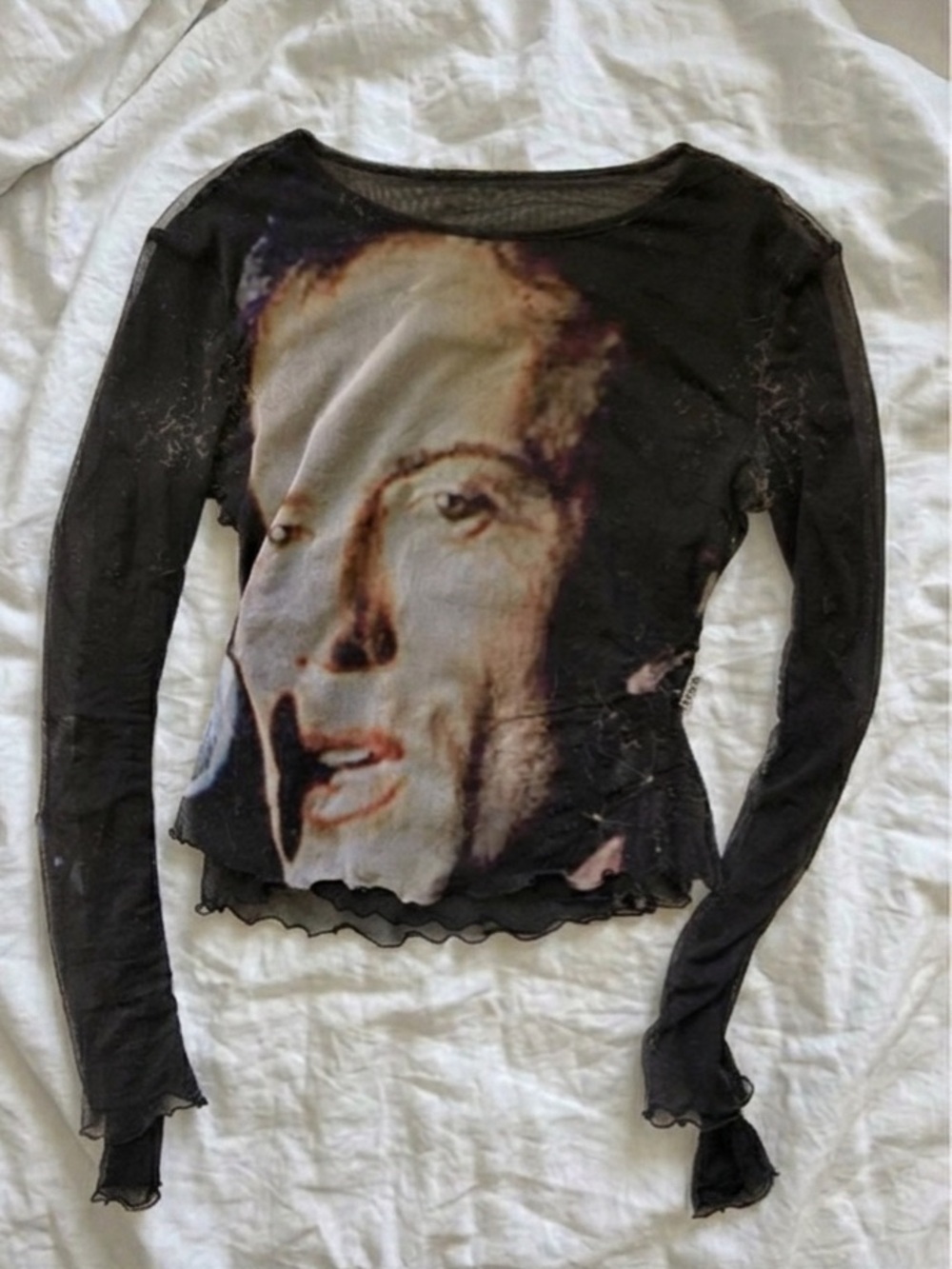 SUNNEI Double layered Graphic Long Sleeve Top